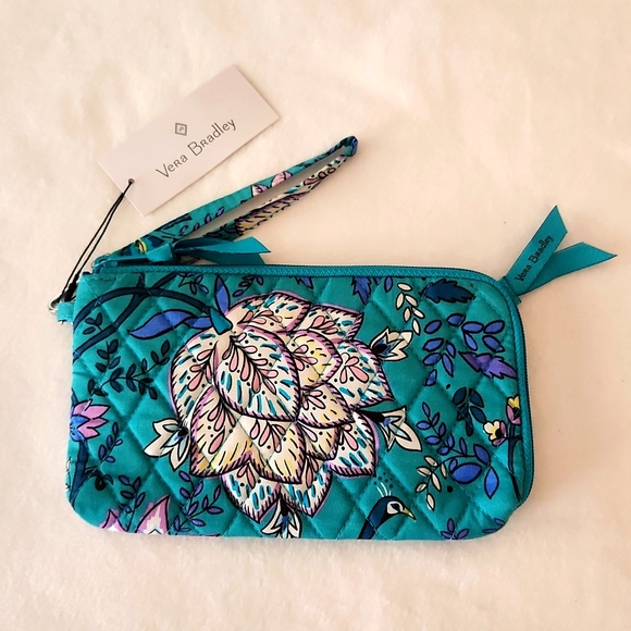 New Vera Bradley RFID Slim Wristlet - Picture 1 of 7